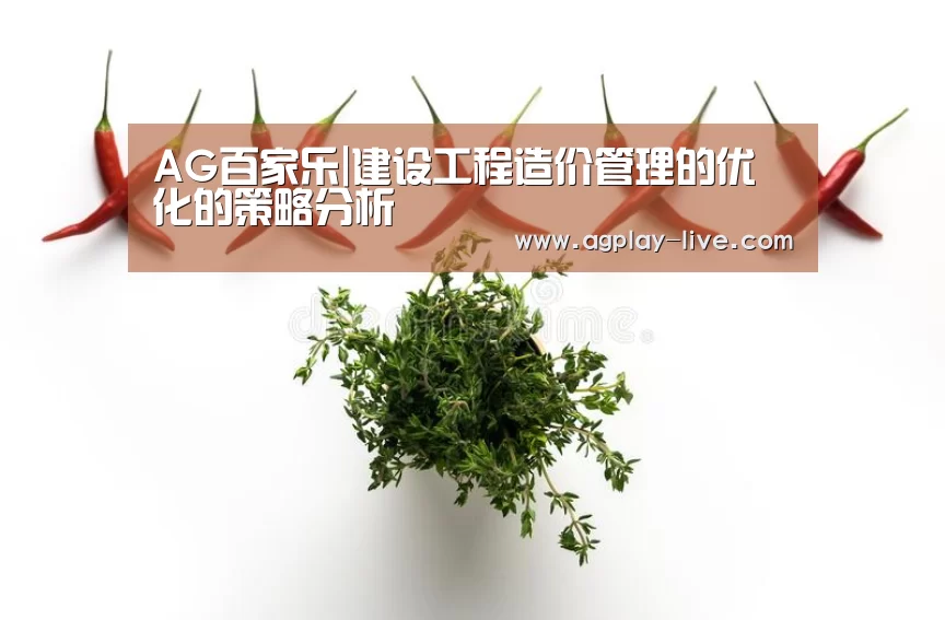 AG百家乐|建设工程造价管理的优化的策略分析(图2) AG电竞